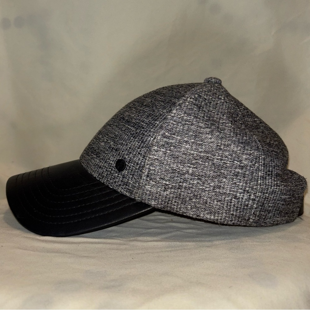 Men’s Gray and Black Gents Co Cap